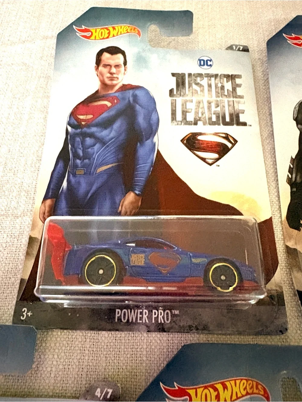Justice League DC Hot Wheels Complete Set of 7 Die-Cast Cars 2017 NIP